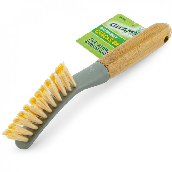 Cracks Brush Eco Friendly w/ Bamboo Hndle 23x5x2cm 1pc/24 GLEAMAX image