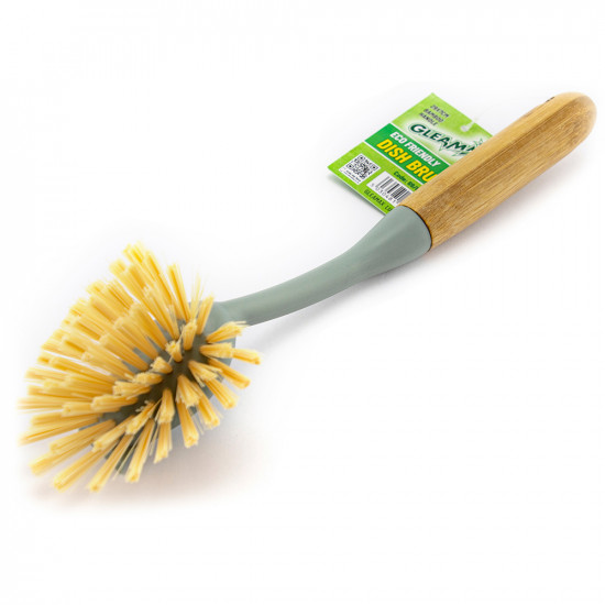 Dish Brush Eco Friendly Bamboo Handle 29x7cm 1pc/24 GLEAMAX image