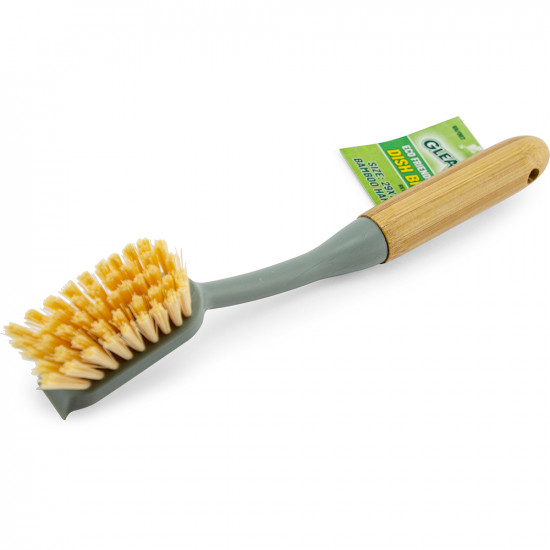 Dish Brush Rect Eco Friendly Bamboo Handle 29x7cm 1pc/24 image