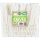 Cutlery Knife Plastic White Bio Degradable 50pc/20 ECO CUTLERY, CUTLERY image