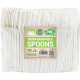 Cutlery Spoon Plastic White Bio Degradable 50pc/20 image