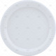 Plates Paper white23cm100pc/10 image