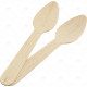 Cutlery Teaspoons Wooden Bio Degradable 11cm 100pcs/10 image