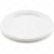 Plates Bagasse White 23cm 10pc/24 PLATES & BOWLS image